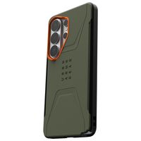 UAG Coque Civilian MagSafe Samsung Galaxy S26 Ultra - Olive Drab / Orange