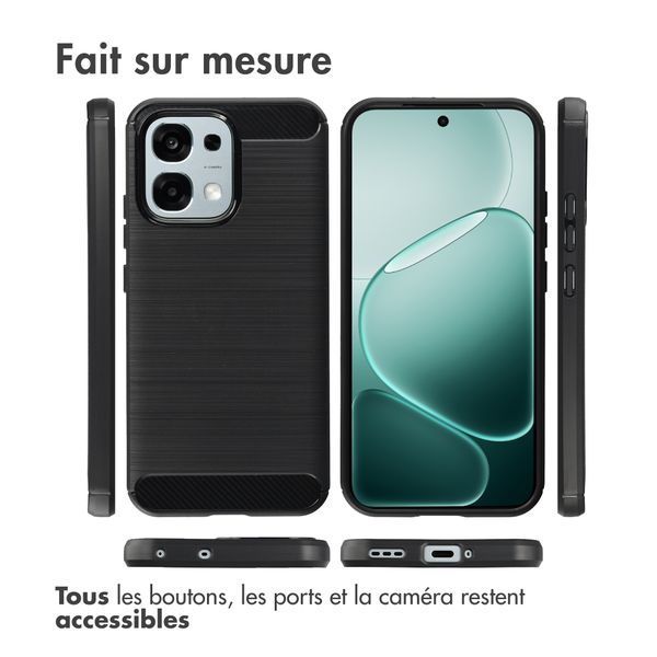 imoshion Coque Brushed Oppo A6 Pro (5G) - Noir
