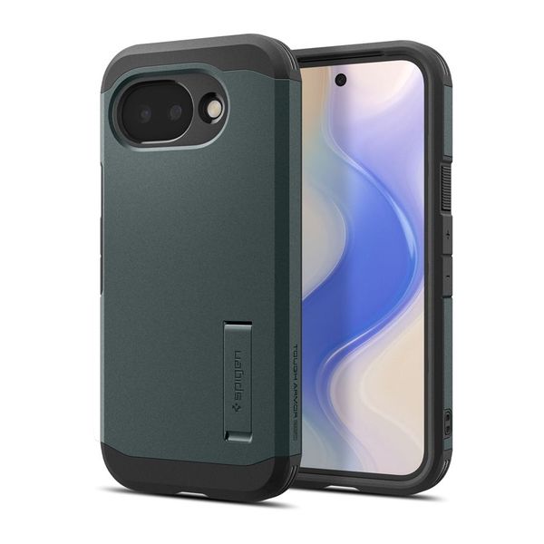 Spigen Coque Tough Armor MagSafe Google Pixel 10a - Abyss Green