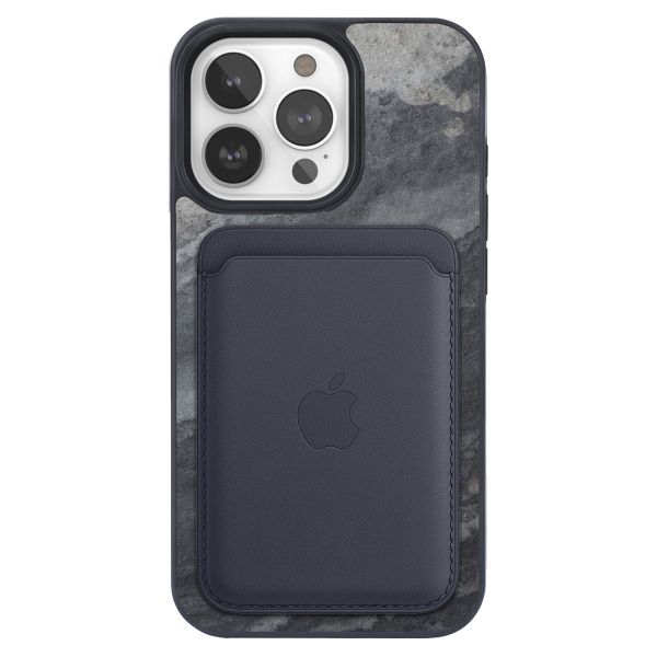 Woodcessories Coque Bumper MagSafe iPhone 15 Pro - Stone Camo Gray Black