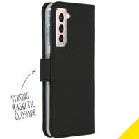 Accezz Étui de télephone Wallet Samsung Galaxy S21 Plus - Noir