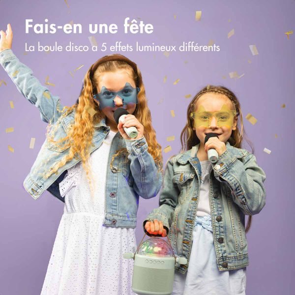 imoshion Sing & Shine Karaoke Set - Enceinte et 2 micros - Mintgreen