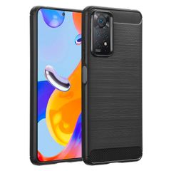 imoshion Coque Brushed Xiaomi Redmi Note 11 Pro - Noir