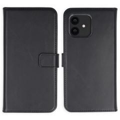 Selencia Étui portefeuille en cuir véritable Fairphone 6 - Noir