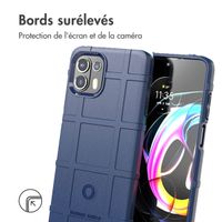 imoshion Coque Arrière Rugged Shield Motorola Edge 20 Lite - Bleu foncé