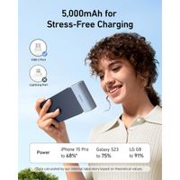 Anker Nano Powerbank avec connecteur USB-C intégré - 5.000 mAh - Noir