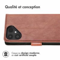 imoshion Étui de télephone portefeuille Fairphone 6 - Marron