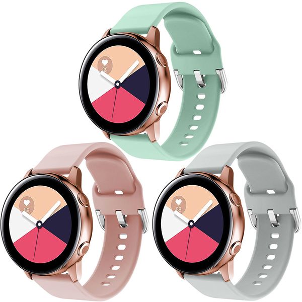 imoshion 3-pack bracelet silicone le Samsung Galaxy Watch 40/42mm / Active 2 42/44mm