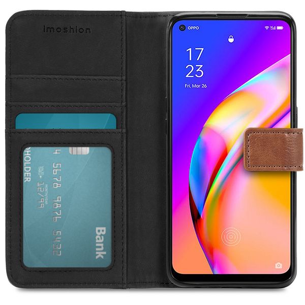 imoshion Étui de télephone portefeuille Oppo A94 (5G) - Marron
