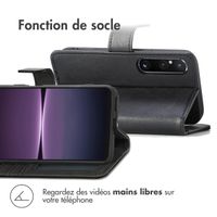 imoshion Étui de télephone portefeuille Sony Xperia 1 V - Noir
