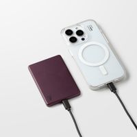 iDeal of Sweden MagSafe Powerbank Slim 5.000 mAh - Batterie externe sans fil - Cherry Lacquer