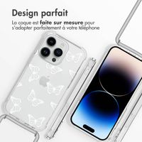 imoshion Coque Design avec cordon iPhone 14 Pro - Butterfly