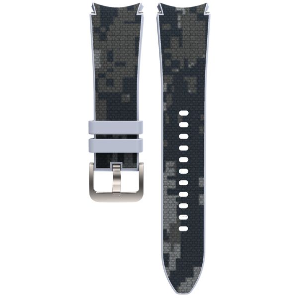 Samsung Bracelet Original #tide® Collection Samsung Galaxy Watch 4 / 5 / 6 / 7 - 20 mm - M/L - Gris Camo