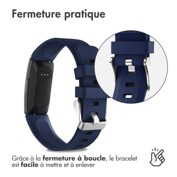 imoshion Bracelet en silicone Fitbit Ace 2 - Bleu foncé