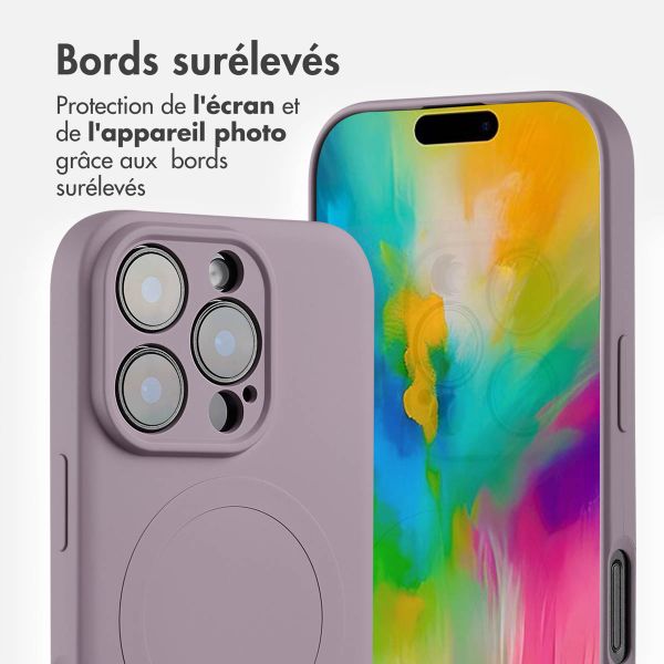 imoshion Coque Couleur avec MagSafe Apple iPhone 16 Pro Max - Violet