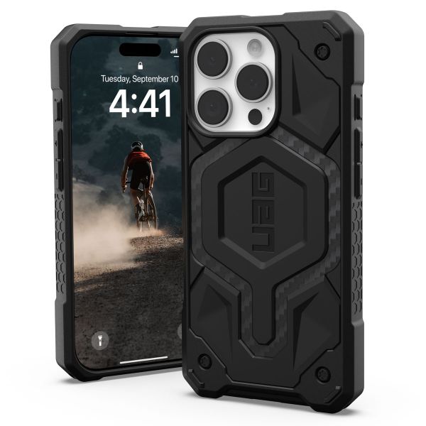 UAG Coque Monarch iPhone 16 Pro - Carbon Fiber