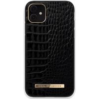 iDeal of Sweden Coque Atelier iPhone 11 - Neo Noir Croco