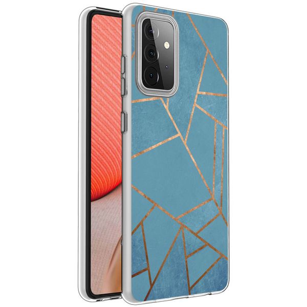 imoshion Coque Design Samsung Galaxy A72 - Blue Graphic