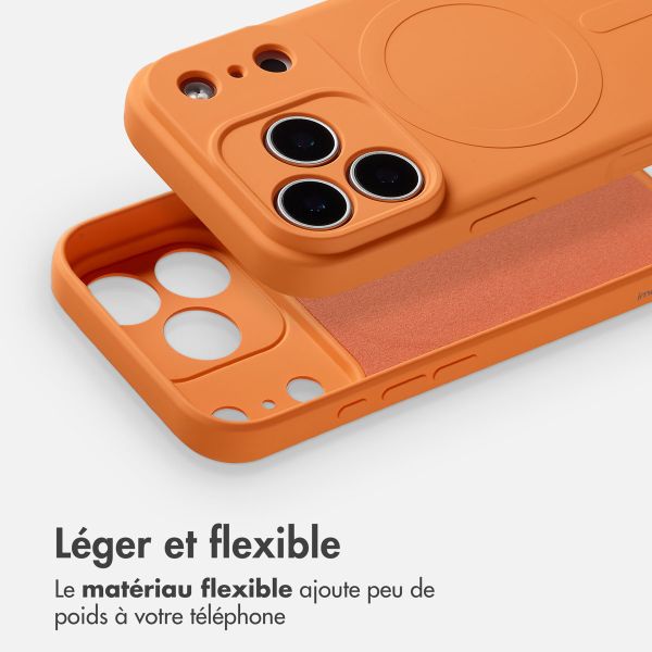 imoshion Coque Couleur avec MagSafe Apple iPhone 17 Pro - Neon Orange