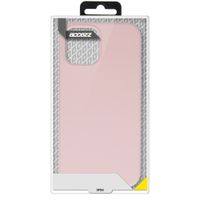 Accezz Coque Liquid Silicone iPhone 12 Pro Max - Rose