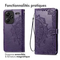 imoshion Etui de télephone Mandala Xiaomi Redmi Note 13 Pro Plus (5G) - Violet
