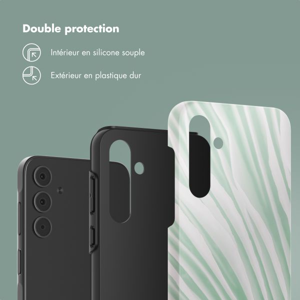 Selencia Coque arrière Vivid Tough Samsung Galaxy A55 - Nature Grayed Jade