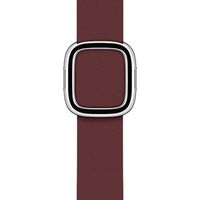 Apple Leather Band Modern Buckle Apple Watch Series 1 á 9 / SE (38/40/41 mm) | Series 10 (42 mm) - Taille M - Garnet