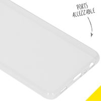 Accezz Coque Clear Samsung Galaxy A72 - Transparent