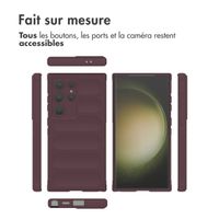 imoshion Coque arrière EasyGrip Samsung Galaxy S24 Ultra - Aubergine 