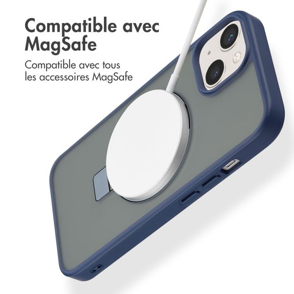 Accezz Coque Ring Stand avec MagSafe iPhone 13 - Blue