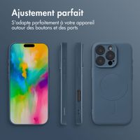 imoshion Coque Couleur avec MagSafe Apple iPhone 16 Pro - Bleu foncé