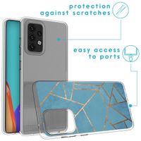 imoshion Coque Design pour Samsung Galaxy A52(s) (5G/4G) - Blue Graphic