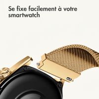 imoshion Bracelet magnétique milanais  - Connexion universelle 20 mm - Doré