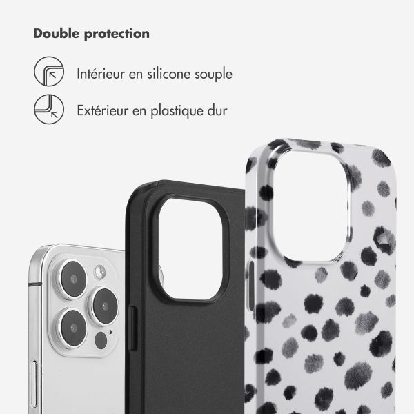 Selencia Coque arrière Vivid Apple iPhone 14 Pro - Trendy Leopard