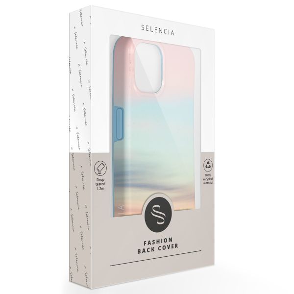 Selencia Aurora Coque Fashion Samsung Galaxy A33 - ﻿Coque durable - 100 % recyclée - Sky Sunset Multicolor