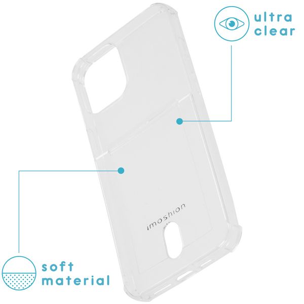 imoshion Coque silicone avec support de passe iPhone 12 Pro Max