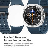 imoshion Bracelet Ocean en silicone Samsung Galaxy Watch 8 (40/44mm) / Classic (46mm) - Bleu foncé