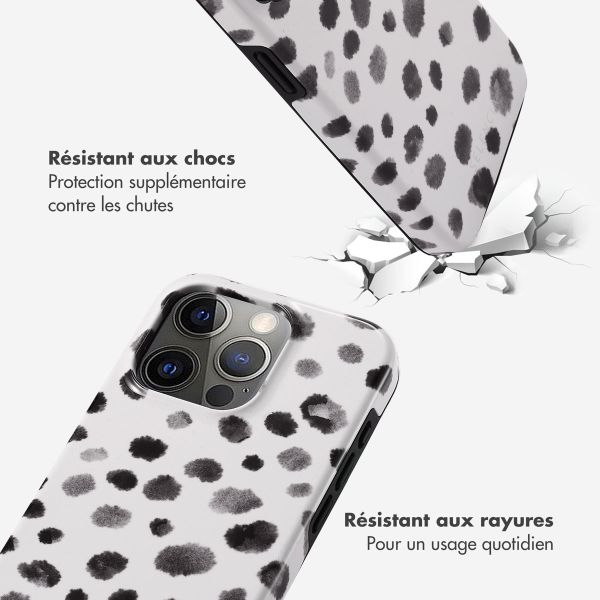 Selencia Coque arrière Vivid Tough iPhone 15 Pro - Trendy Leopard