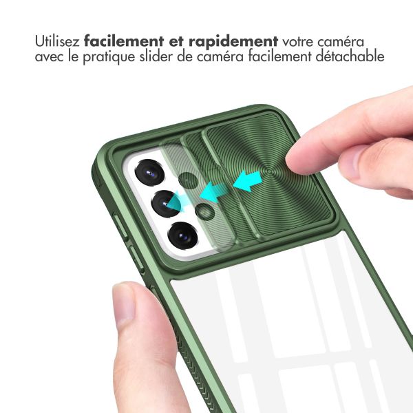 imoshion Coque arrière Camslider Samsung Galaxy A53 - Vert foncé