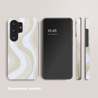 Selencia Coque arrière Vivid Samsung Galaxy S26 Ultra - Desert Waves Beige