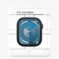 Spigen Protection d'écran EZ FIT Glas.tR avec applicateur Apple Watch 10 - 46 mm - Transparent