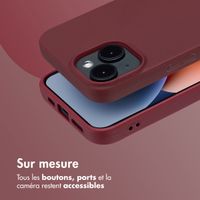imoshion Coque Couleur Apple iPhone 14 - Wine Red