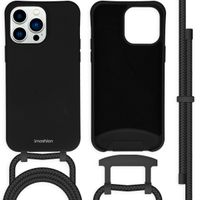 imoshion Coque de couleur avec cordon amovible iPhone 14 Pro Max - Noir