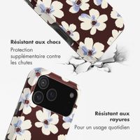 Selencia Coque arrière Vivid avec MagSafe Apple iPhone 17 Pro Max - Choco Flower Pop