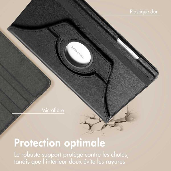 imoshion Coque tablette rotatif à 360° Samsung Galaxy Tab A9 8.7 pouces - Noir