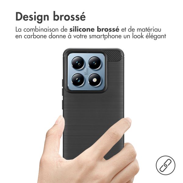 imoshion Coque Brushed Xiaomi 14T Pro - Noir