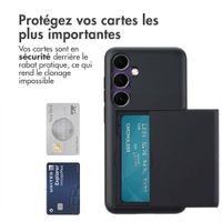 imoshion Coque arrière avec porte-cartes Samsung Galaxy S24 FE - Noir
