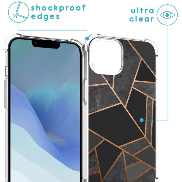 imoshion Coque Design avec cordon Apple iPhone 14 - Black Graphic