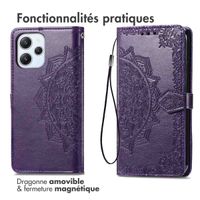 imoshion Etui de téléphone portefeuille Mandala Xiaomi Redmi 12 - Violet 