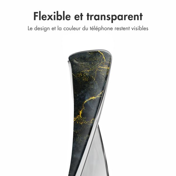 imoshion Coque Design Samsung Galaxy S25 Edge - Black Marble